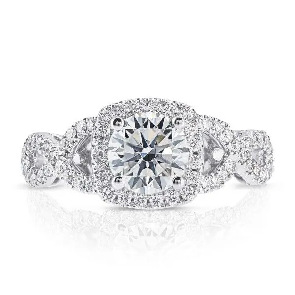 1.35 CTW Round Diamond Engagement Ring