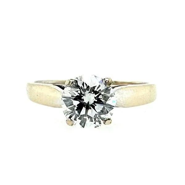 18k 1.02 Carat GIA Solitaire Engagement Ring