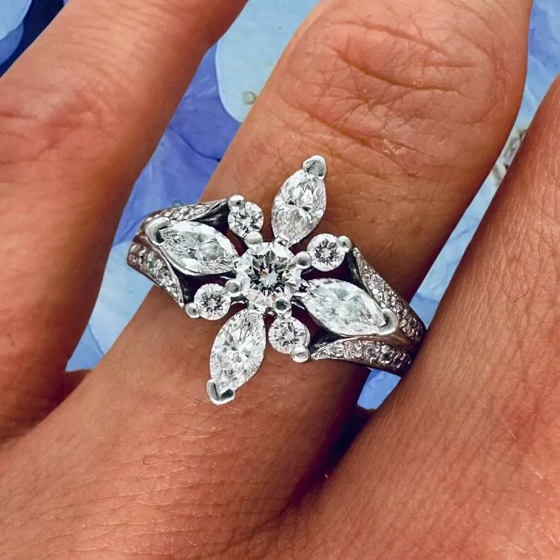 1.65 CTW Platinum Fashion Diamond Ring