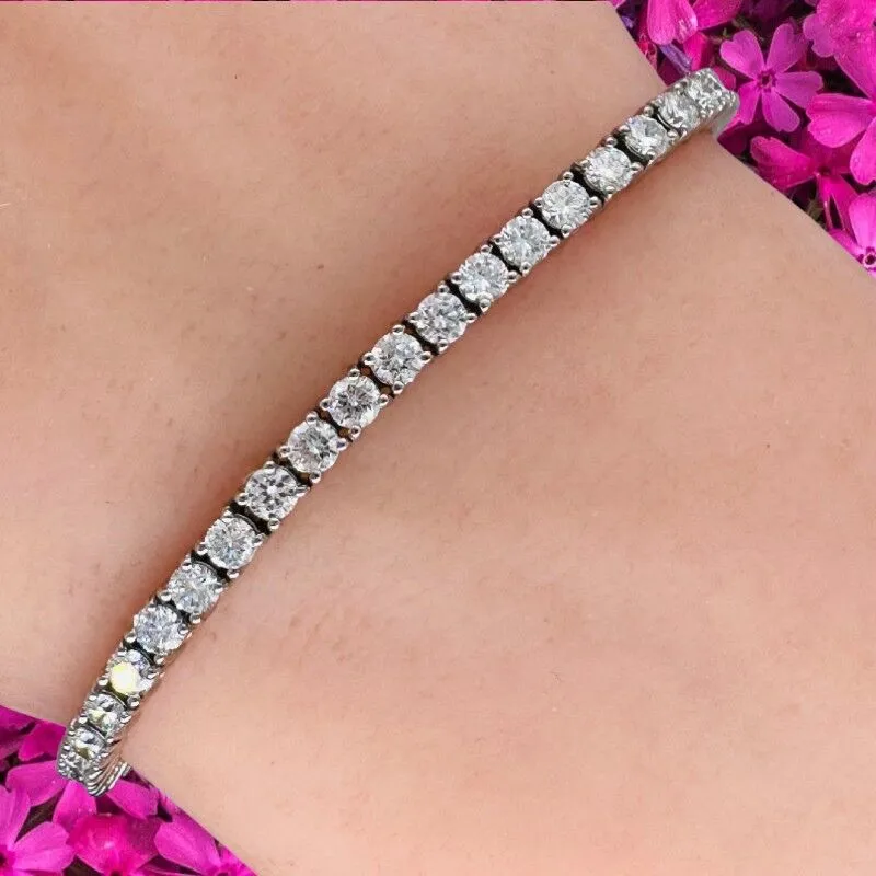 4.43 CTW Lab Grown Diamond Tennis Bracelet