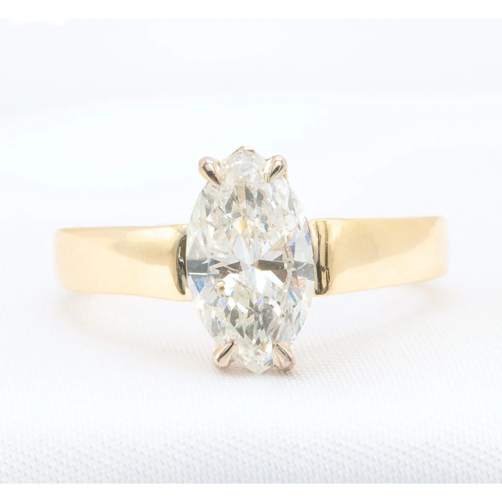 1.53 Ct. Marquise Solitaire Engagement Ring