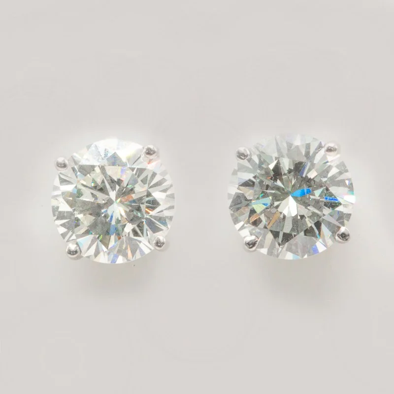 4.86 CTW GIA Natural Diamond Stud Earrings