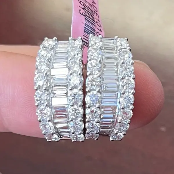 5 CTW Diamond Earrings