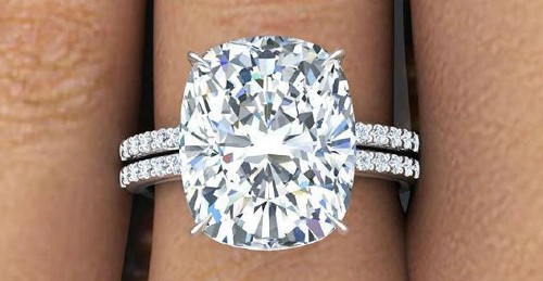 Elongated Diamond Engagement Rings