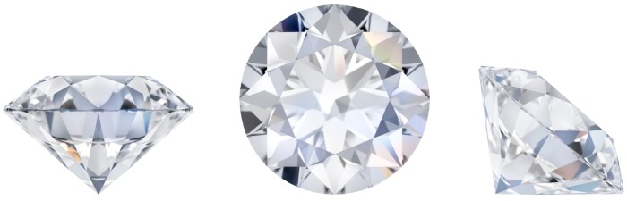 round cut diamonds