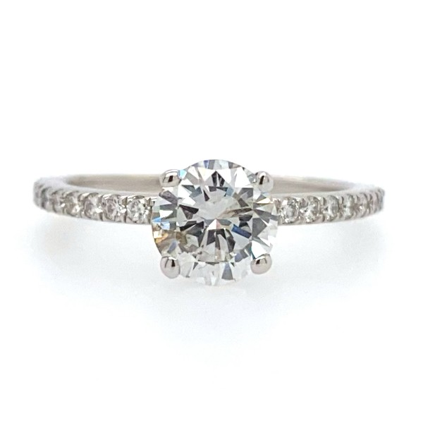 1.28 CTW Round Diamond Engagement Ring
