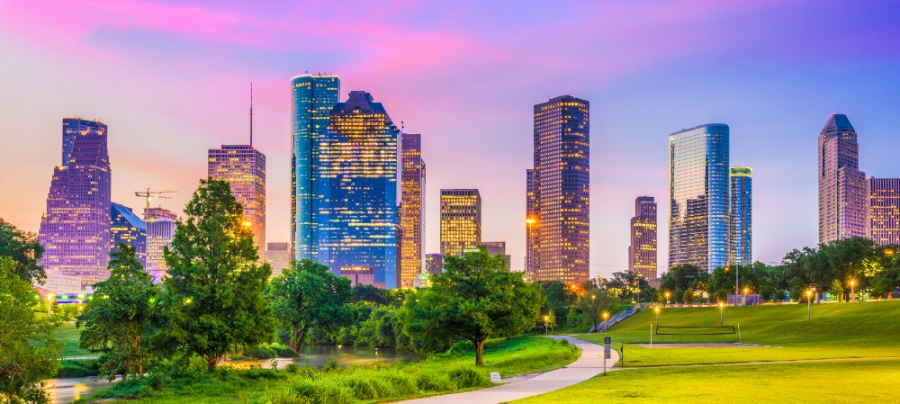 Downtown Houston TX Skyline