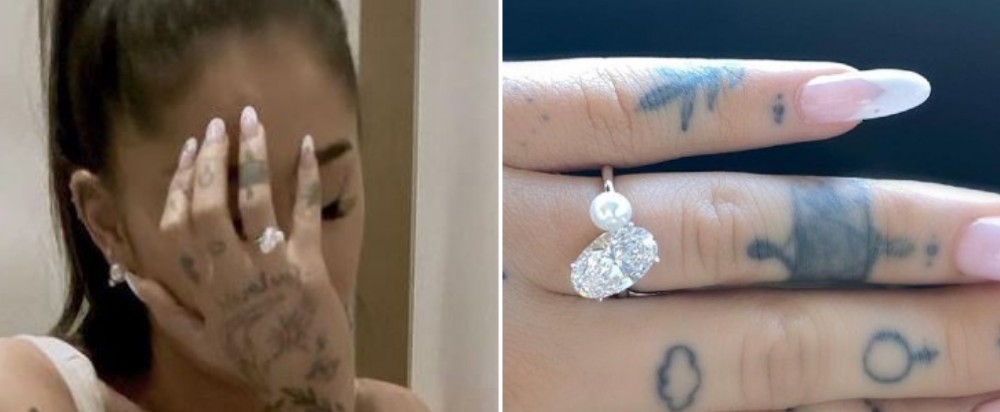 ariana grandes engagement ring