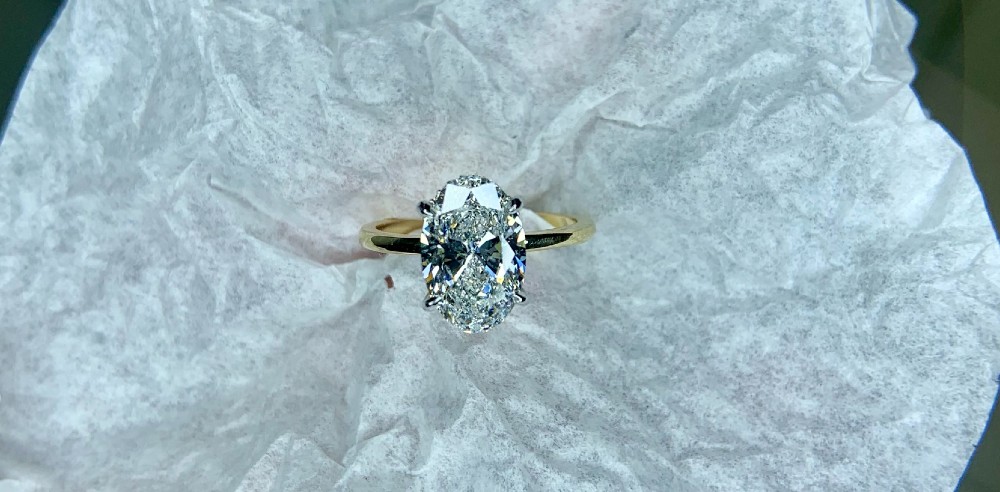 Engagement Ring at Diamond Exchange Houston