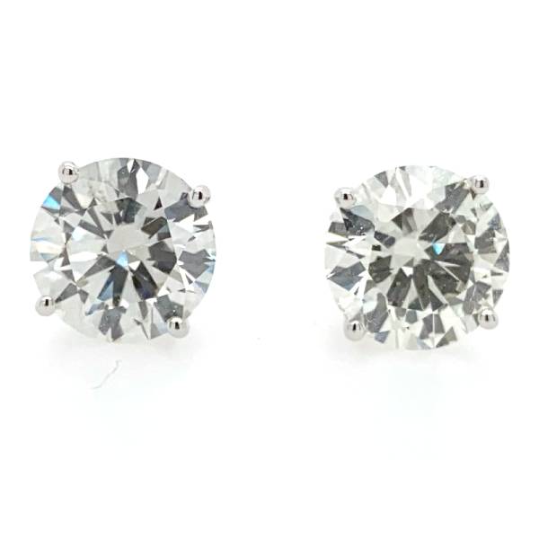 4.08 CTW Certified Lab Grown Diamond Earrings