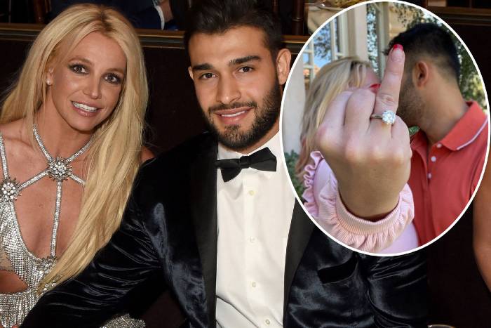 Brittany Spears Sam Asghari new engagement ring