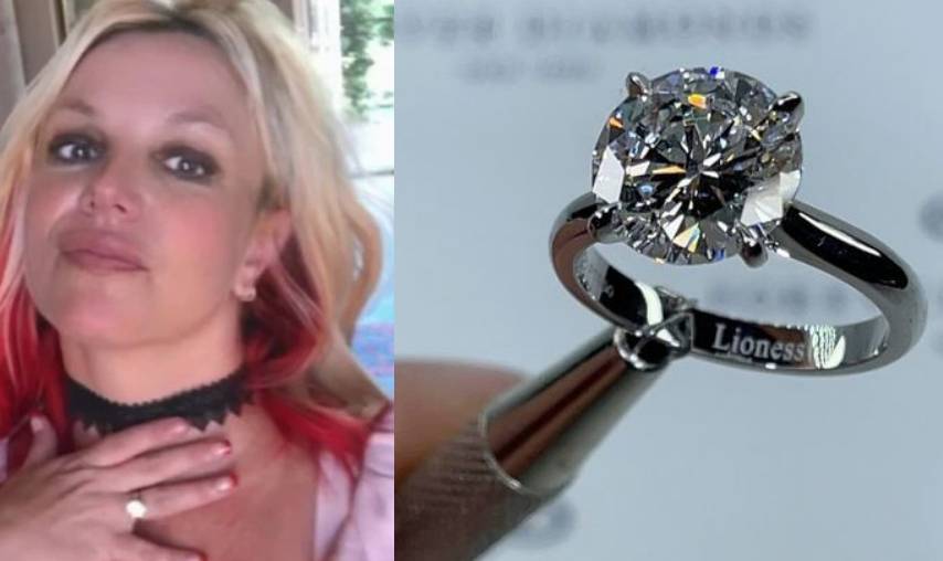 brittany spears engagement ring