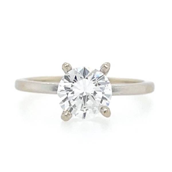 .95 Carat Round Diamond Solitaire Engagement Ring
