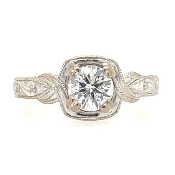 18k .70 Carat Diamond Engagement Ring