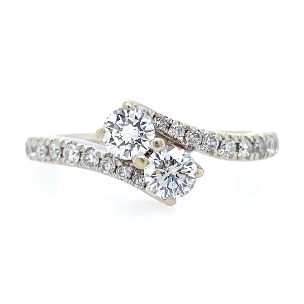 14k .80 CTW Diamond Engagement Ring