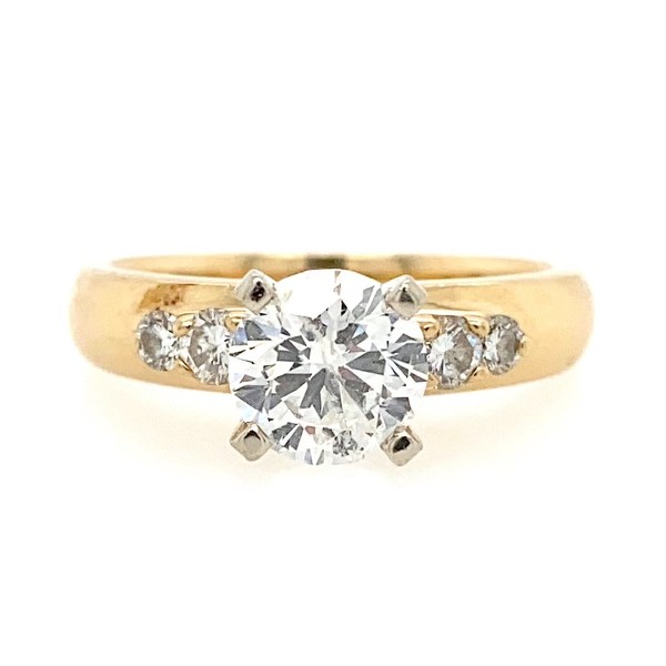 1.40 CTW Certified Diamond Engagement Ring