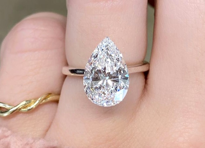 driehoek Kruipen handelaar Pear Diamond Rings * Pear Engagement Rings * Pear Wedding Rings