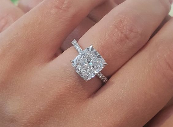 lab grown diamond engagement rings Houston