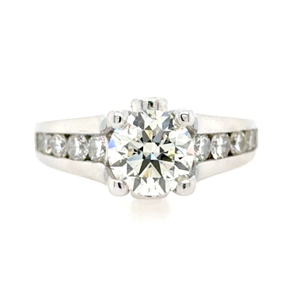 2.37 CTW Round Diamond Engagement Ring