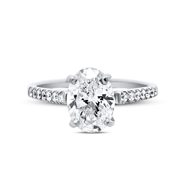 1.20 CTW GIA Oval Engagement Ring