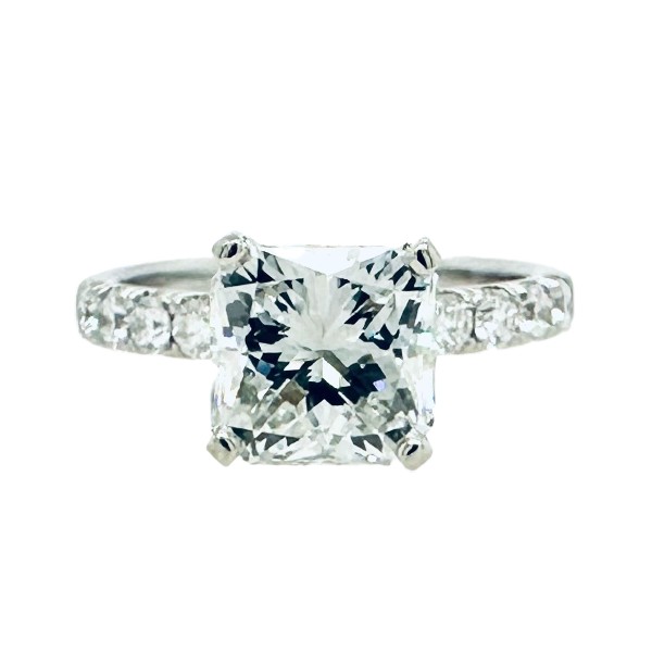 3.25 CTW Radiant Diamond Engagement Ring