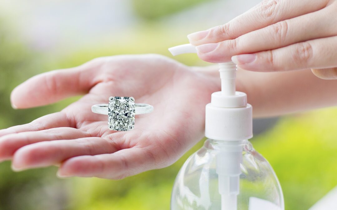 hand sanitizer engagement ring