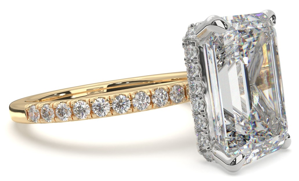 custom lab grown diamond engagement rings