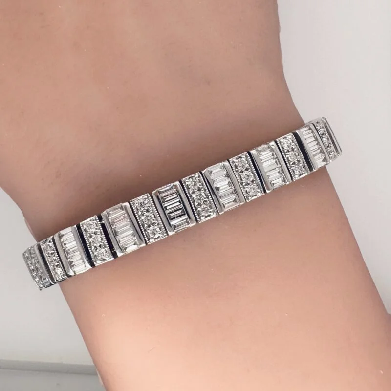 7 CTW Natural Diamond Tennis Bracelet