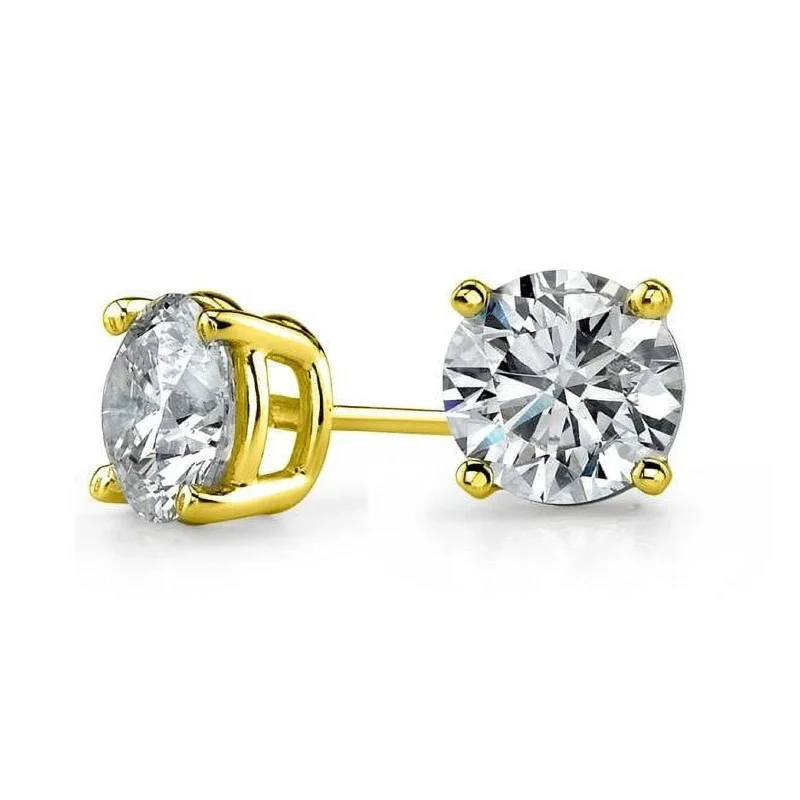 1.03 CTW Natural Diamond Certified Earrings