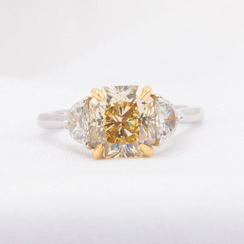 fancy brown yellow diamond ring gia certified