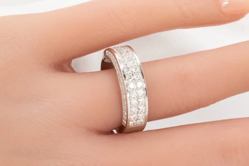 mens diamond band
