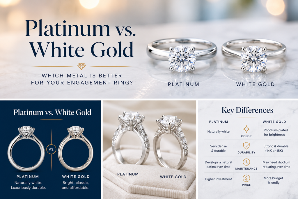 platinum versus white gold which one is better for engagement ring